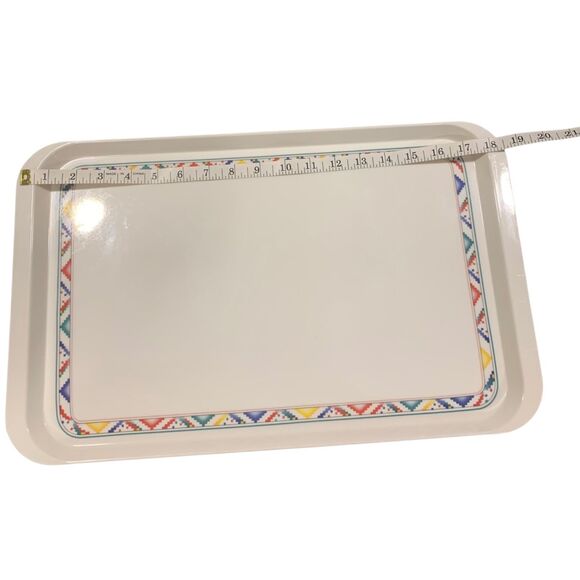 Villeroy & Boch Italy Melamine Southwest Design Trim Serving Tray 11.5x 18.5 - Picture 6 of 7